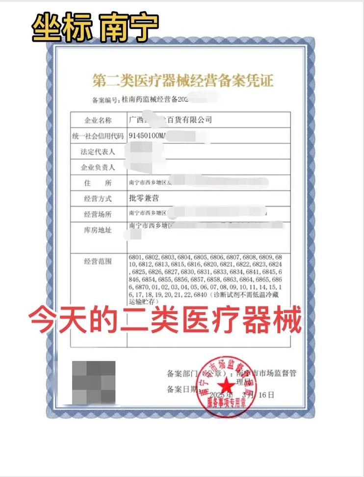 南寧新規(guī)下的二類醫(yī)療器械經(jīng)營備案與財稅管理指南